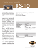 Klipsch RS-10 - Brochure 